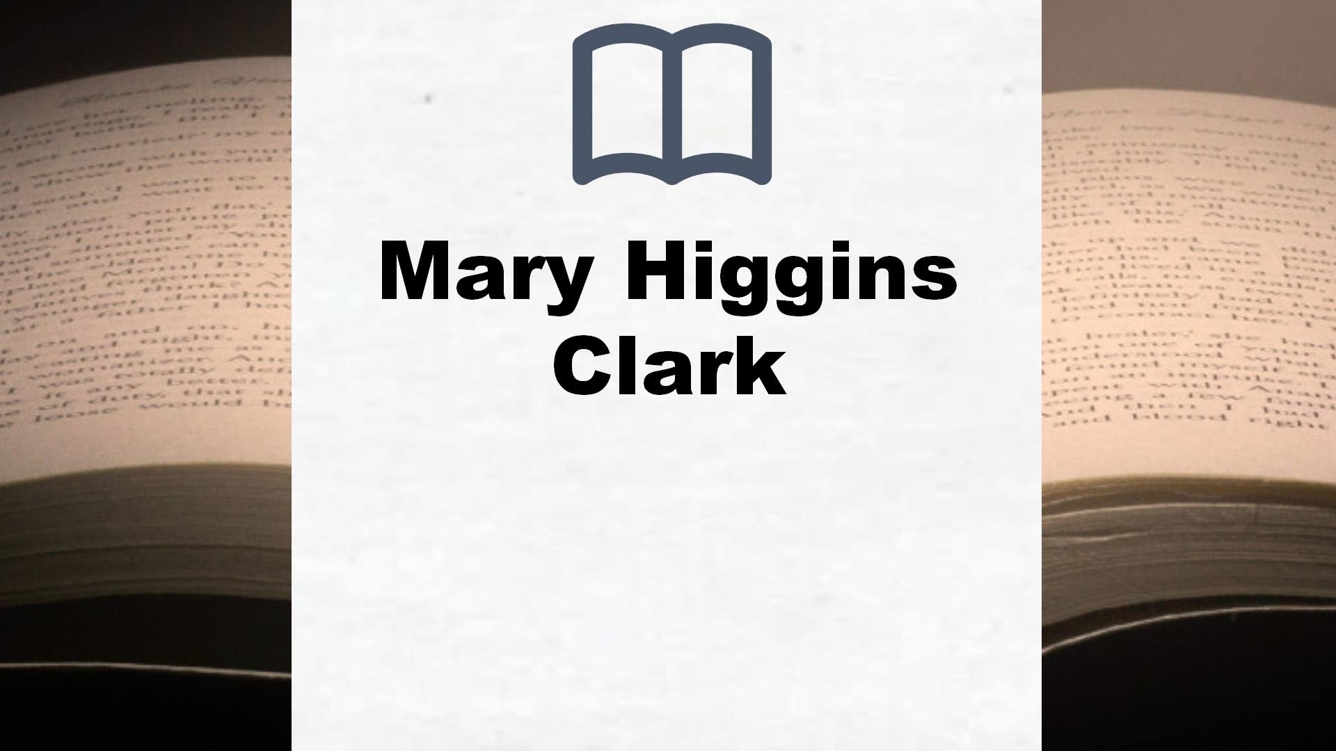 Mary Higgins Clark Bücher