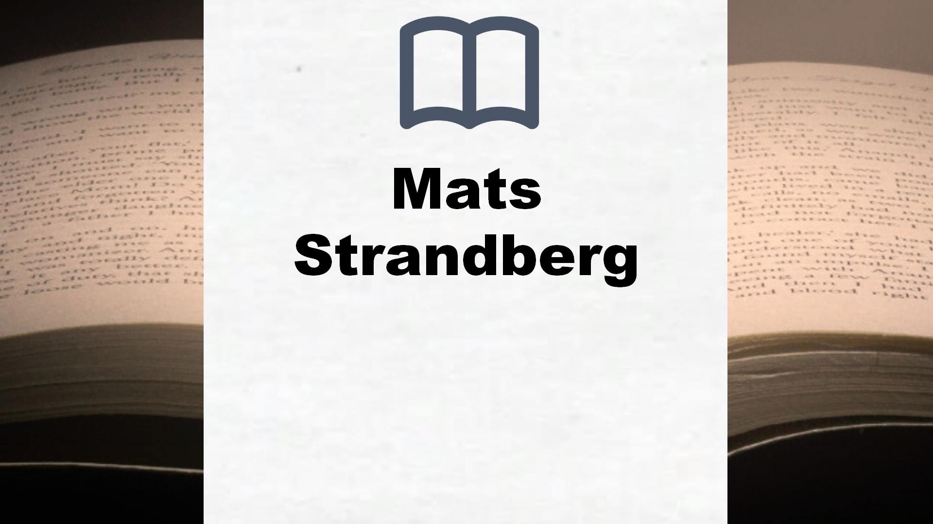 Mats Strandberg Bücher