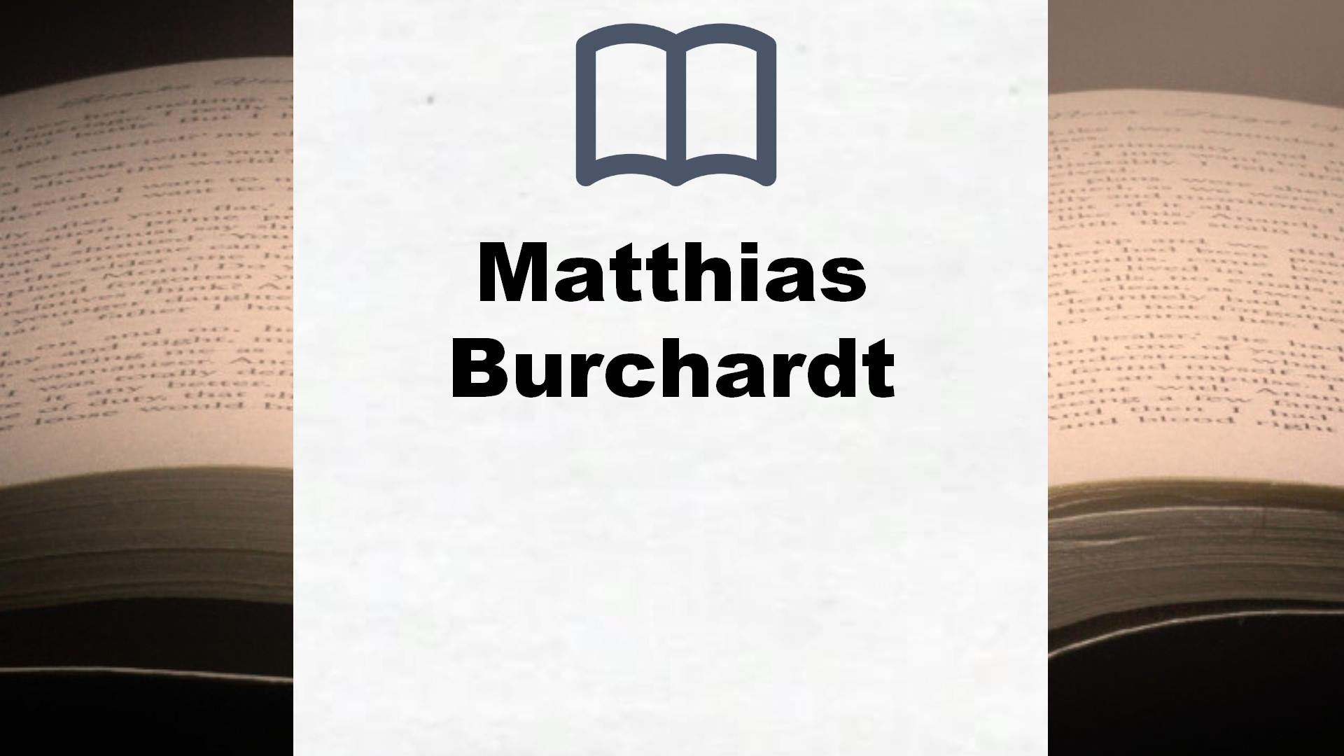 Matthias Burchardt Bücher