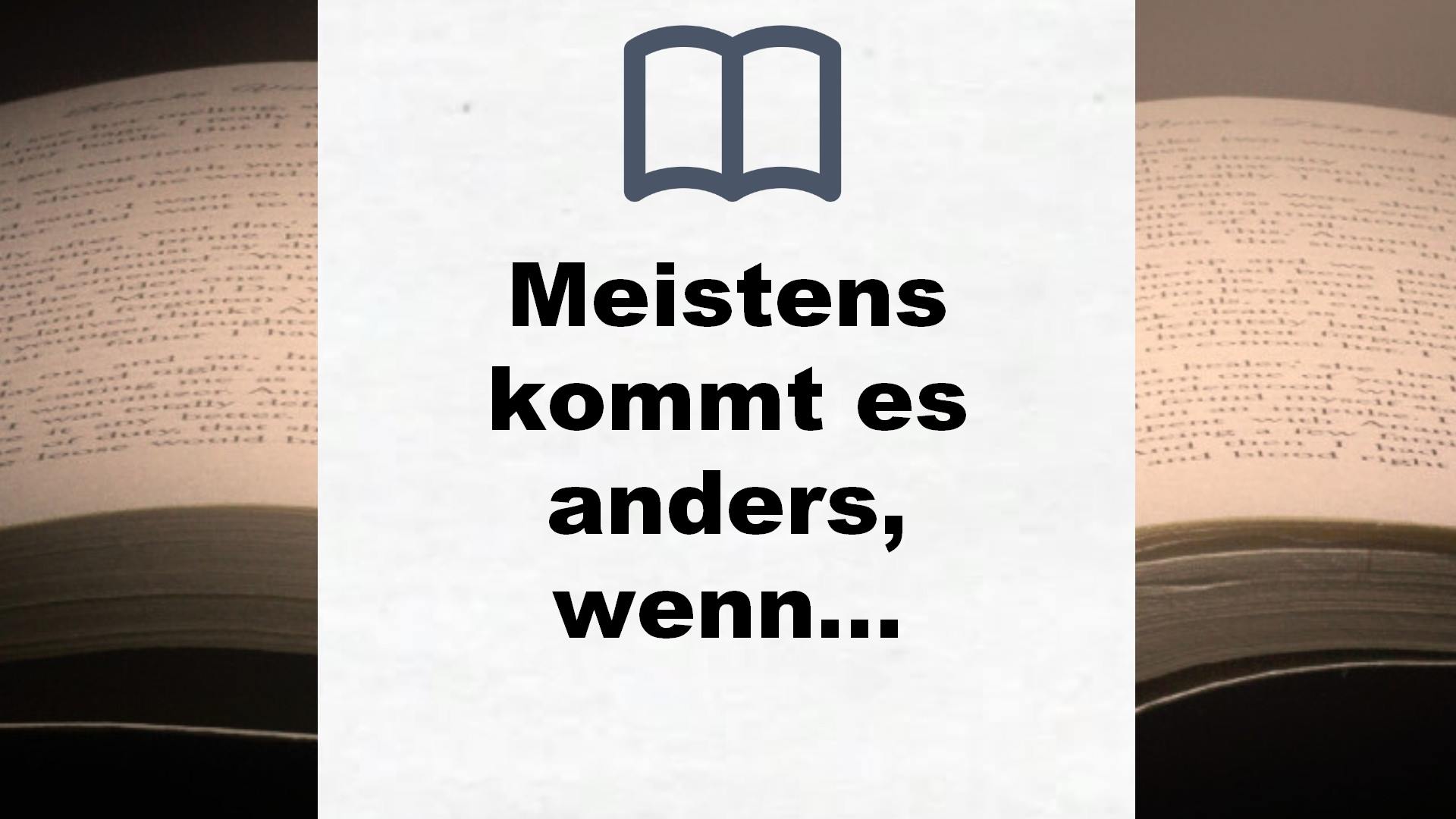 Meistens kommt es anders, wenn man denkt: Roman (Hamburg-Reihe, Band 6) – Buchrezension