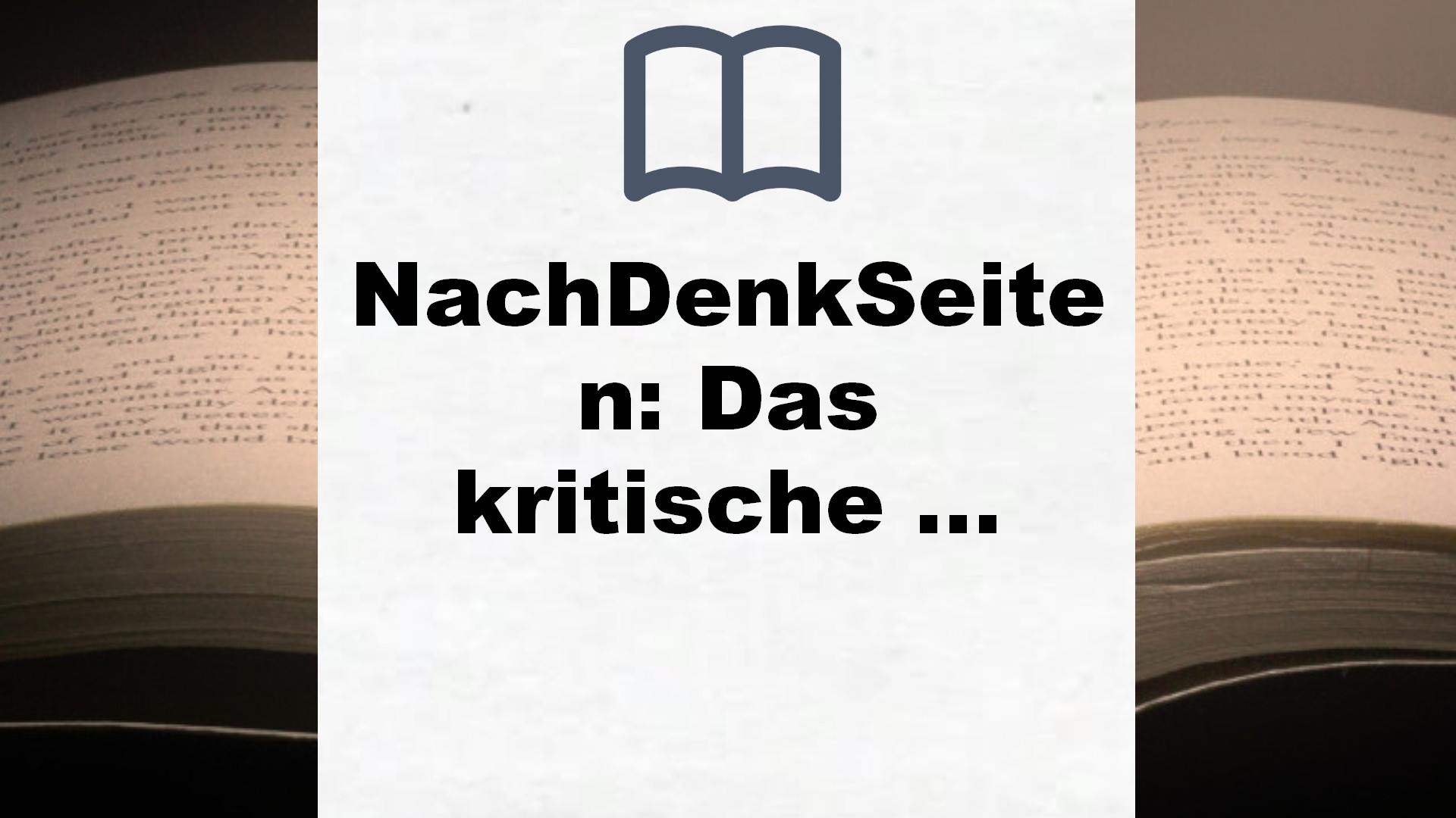 NachDenkSeiten: Das kritische Jahrbuch 2012/13 – Buchrezension