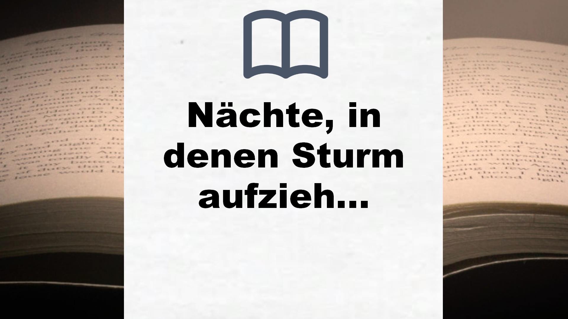 Nächte, in denen Sturm aufzieht – Buchrezension