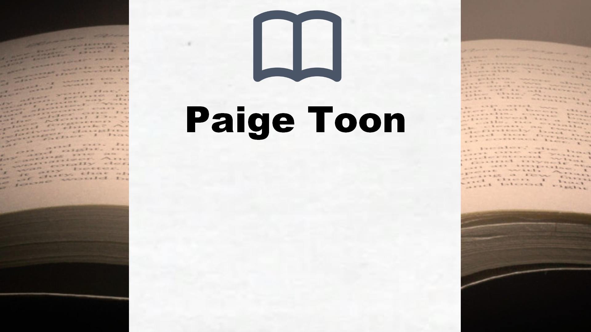 Paige Toon Bücher