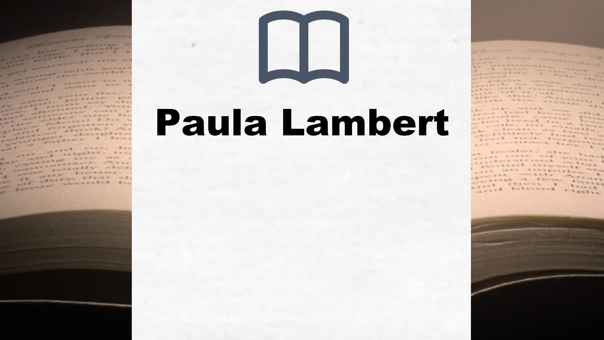Paula Lambert Bücher