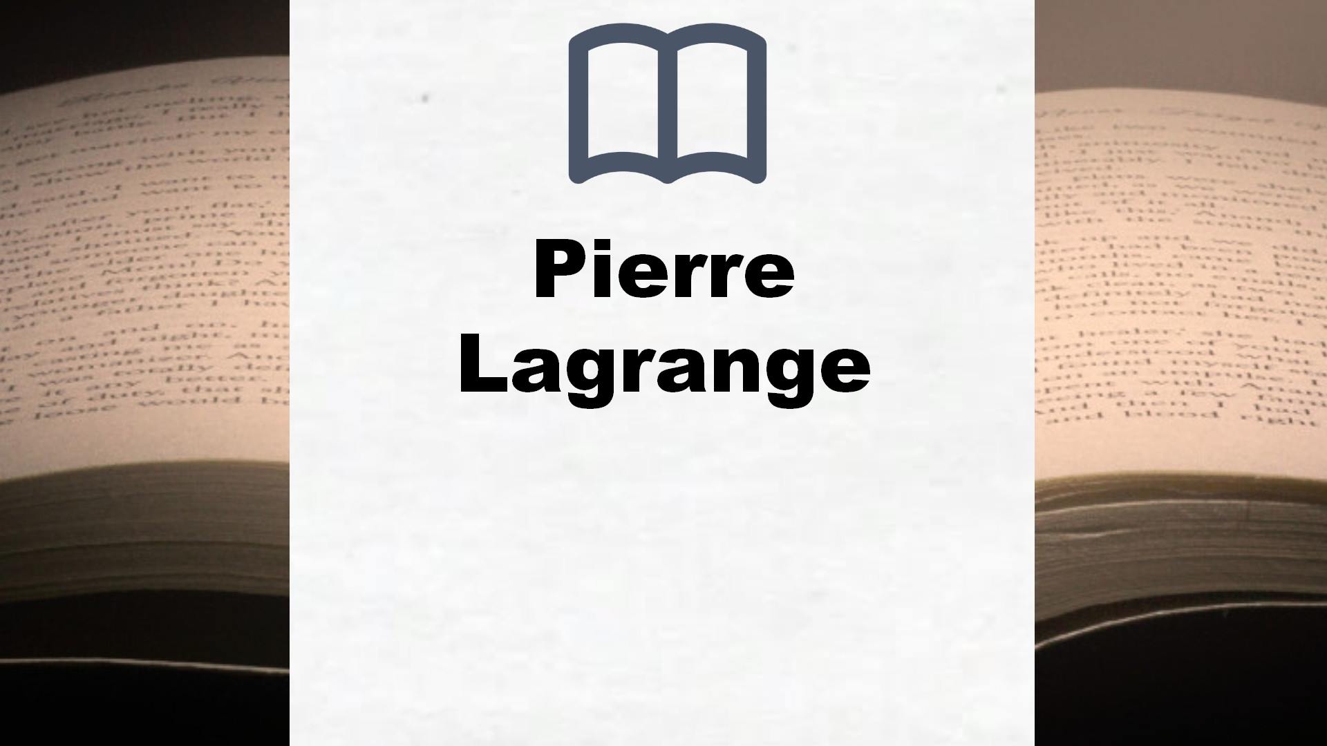Pierre Lagrange Bücher