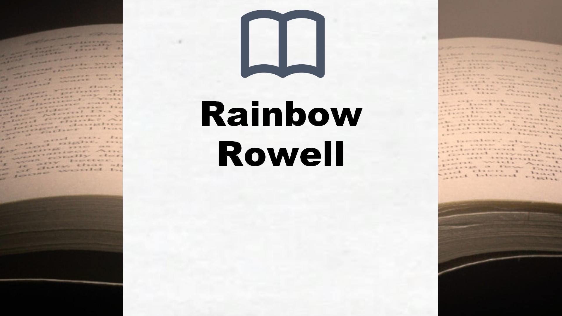 Rainbow Rowell Bücher