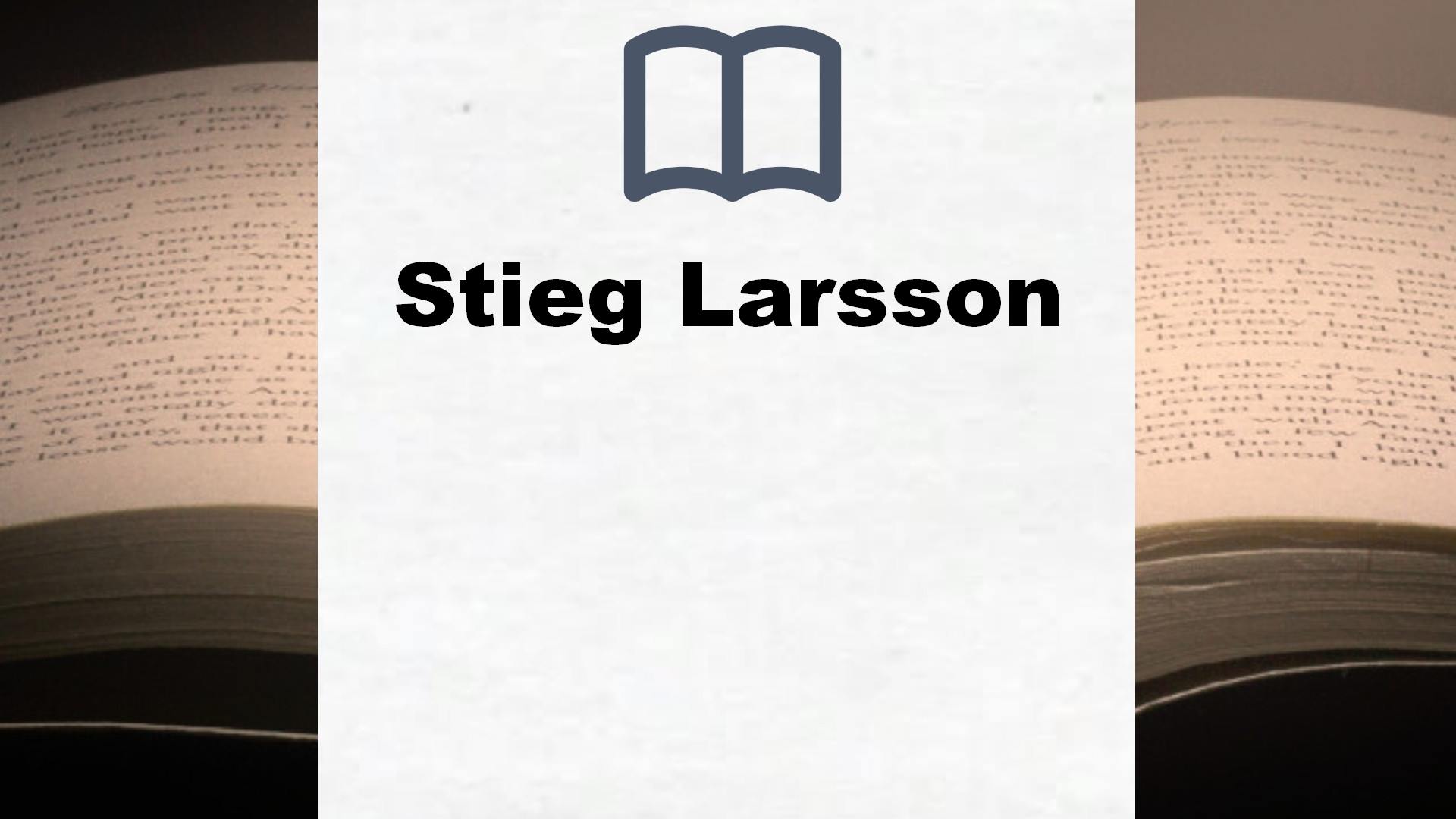 Stieg Larsson Bücher