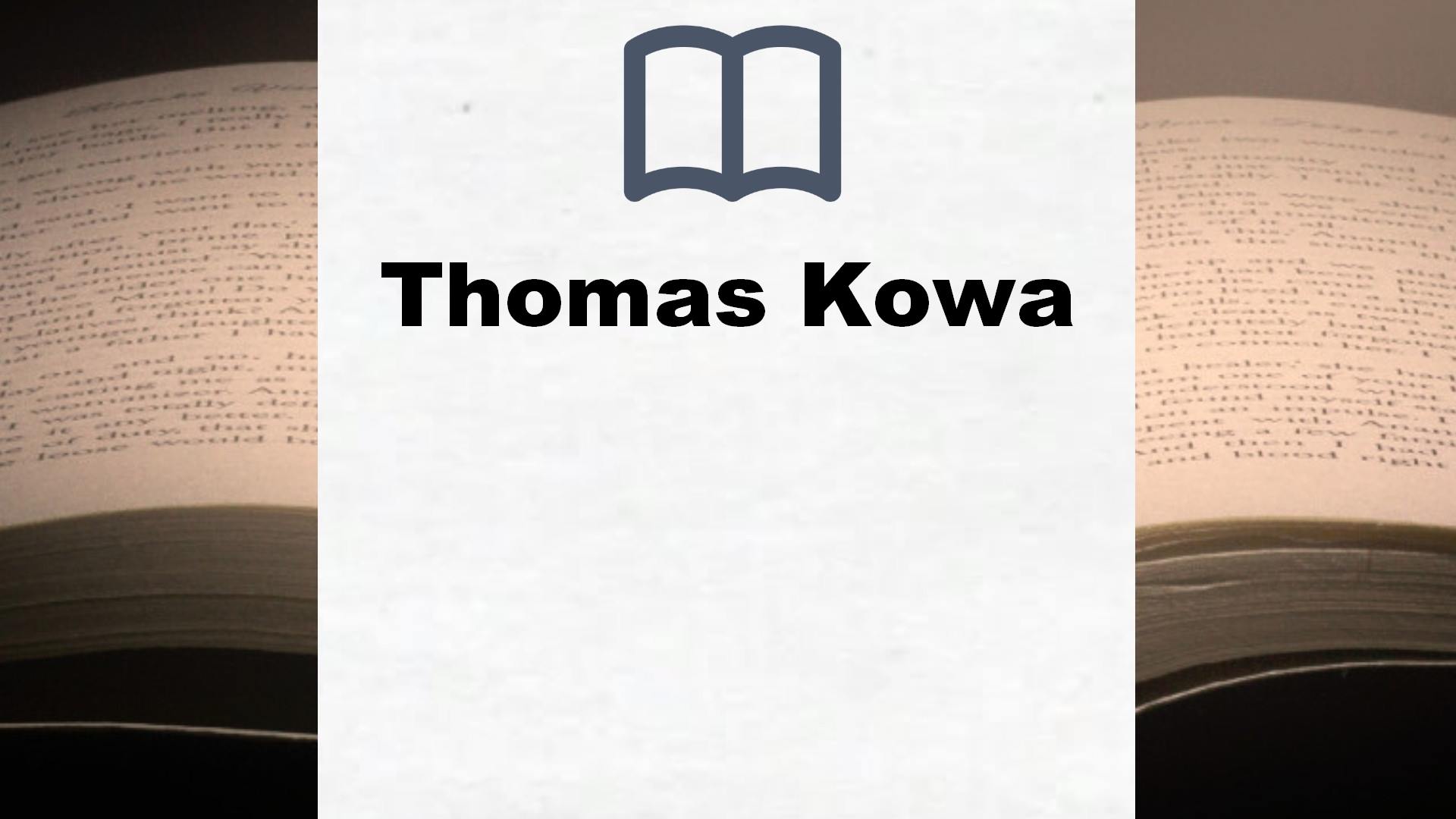 Thomas Kowa Bücher
