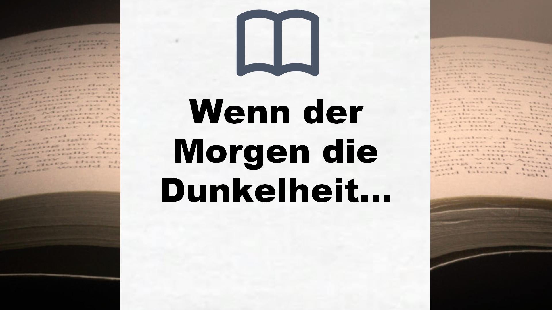 Wenn der Morgen die Dunkelheit vertreibt: Roman – Buchrezension